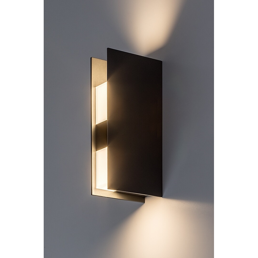 Rabalux - Aplică de perete LED pentru exterior, 13W/230V, IP65, antracit
