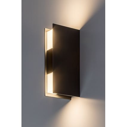 Rabalux - Aplică de perete LED pentru exterior, 13W/230V, IP65, antracit