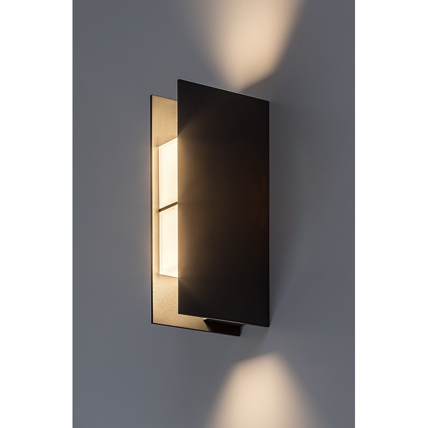 Rabalux - Aplică de perete LED pentru exterior, 13W/230V, IP65, antracit