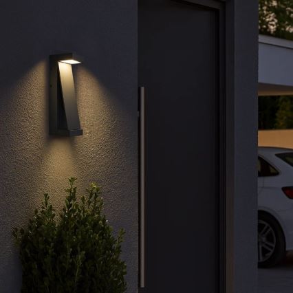 Rabalux - Aplică de perete LED pentru exterior, 13 W, 230 V, IP65, antracit