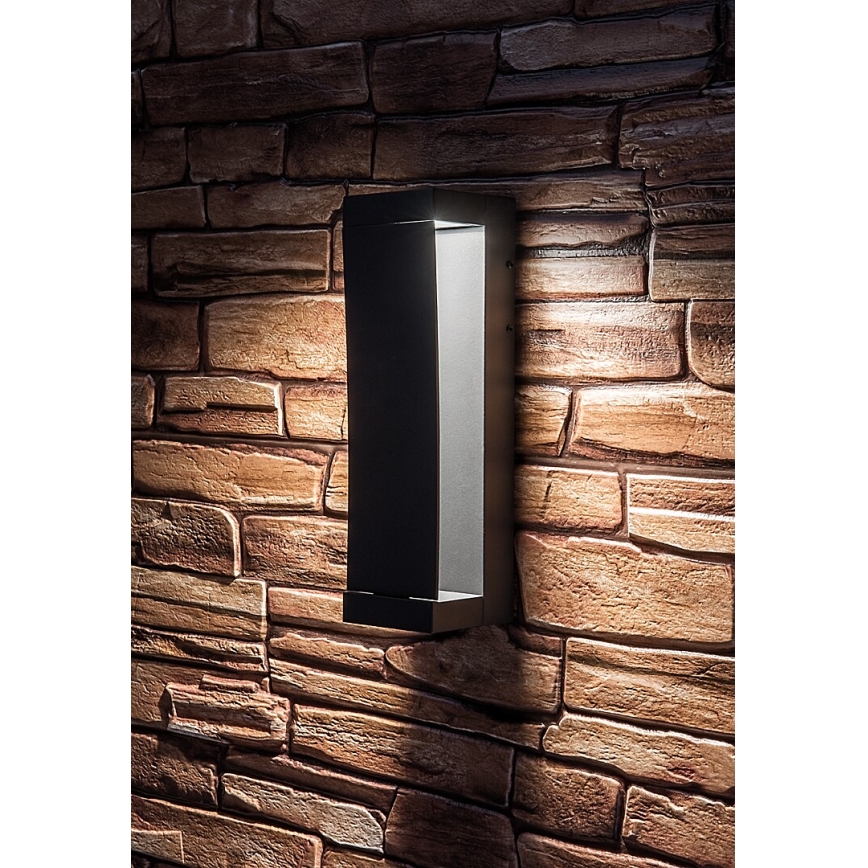 Rabalux - Aplică LED de perete pentru exterior, 13W, 230V, IP65, antracit