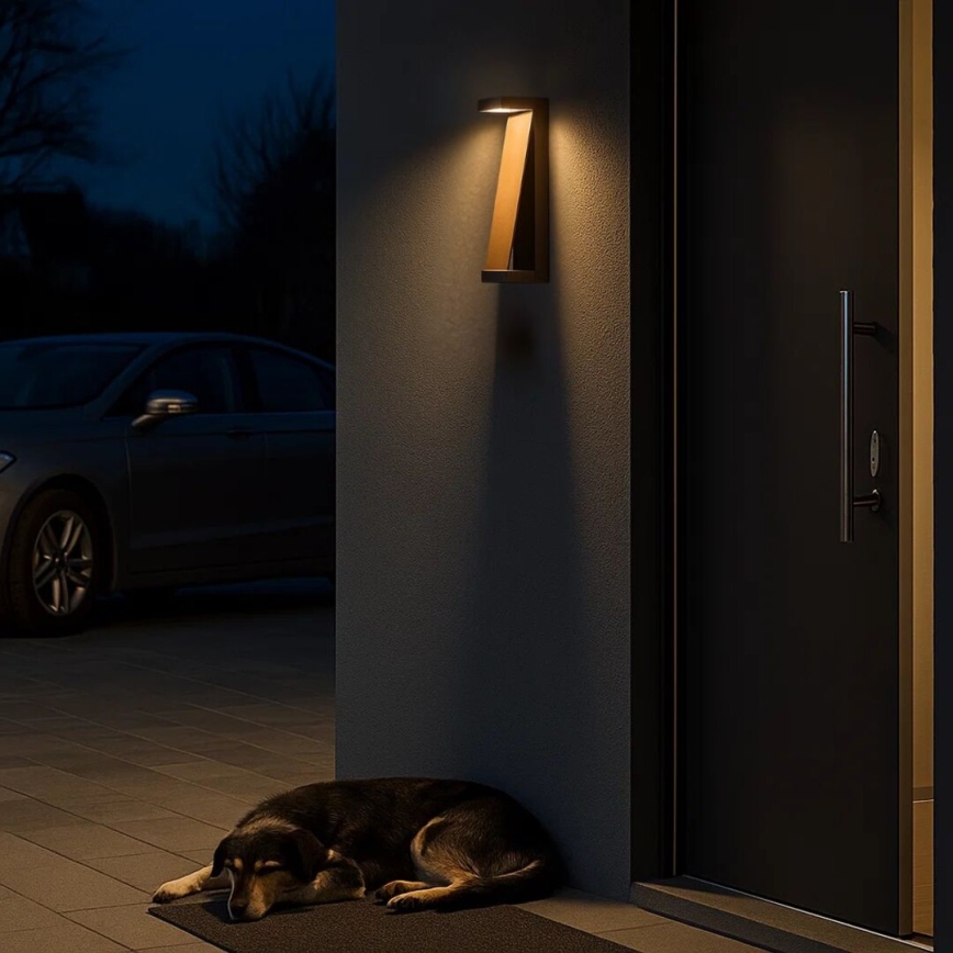 Rabalux - Aplica LED de perete pentru exterior/13W/230V IP65 maro