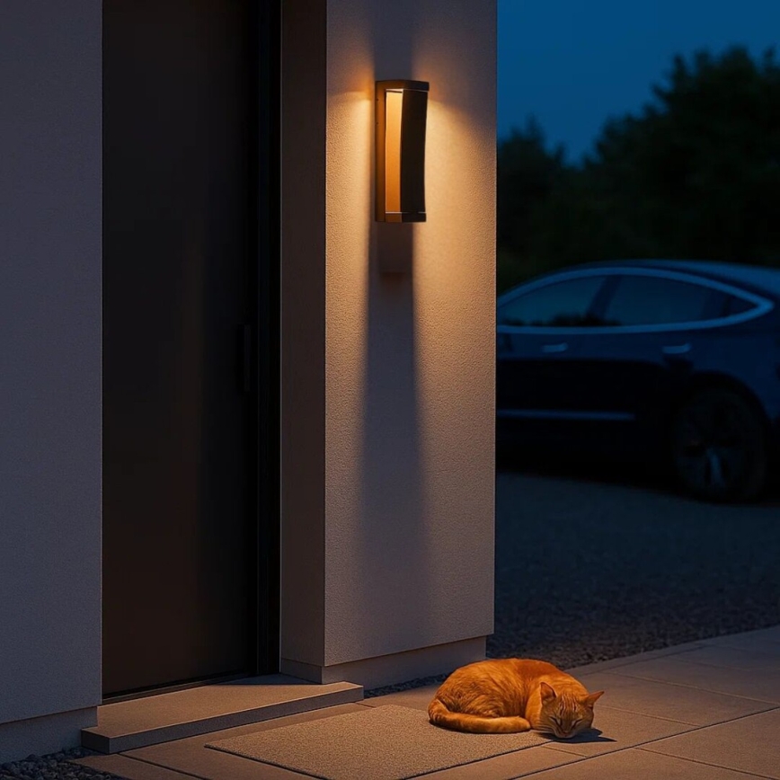 Rabalux - Aplica LED de perete pentru exterior/13W/230V IP65 maro