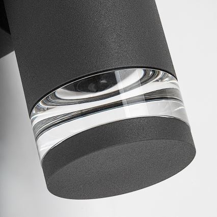 Rabalux - Aplică de exterior pentru perete 2xGU10/10W/230V IP54 antracit