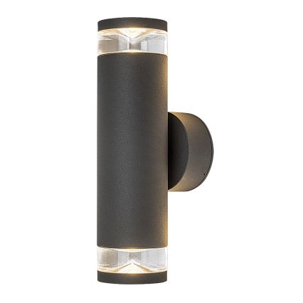 Rabalux - Aplică de exterior pentru perete 2xGU10/10W/230V IP54 antracit