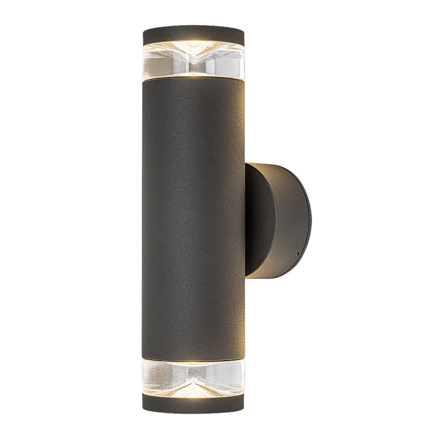Rabalux - Aplică de exterior pentru perete 2xGU10/10W/230V IP54 antracit