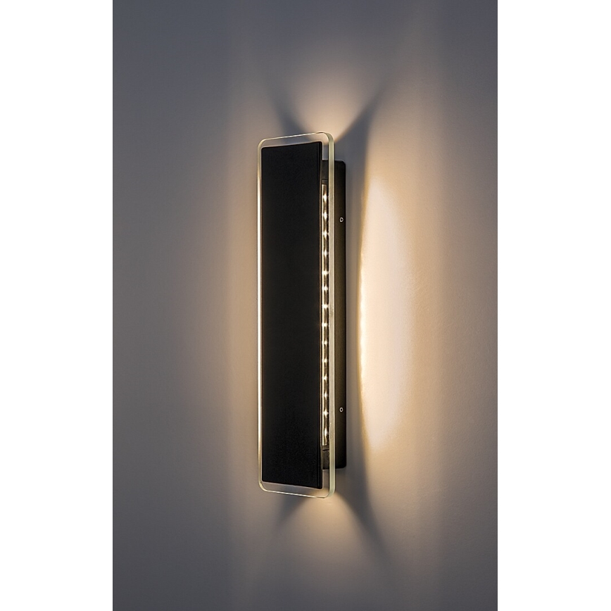 Rabalux - Aplică de perete LED pentru exterior, 18W/230V, IP54, negru