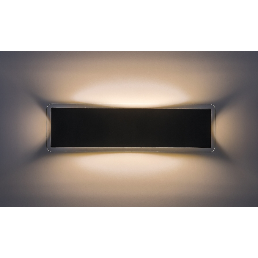 Rabalux - Aplică de perete LED pentru exterior, 18W/230V, IP54, negru