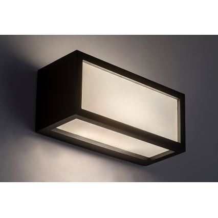 Rabalux - Aplică de perete LED pentru exterior, 10W, 230V, IP54, negru