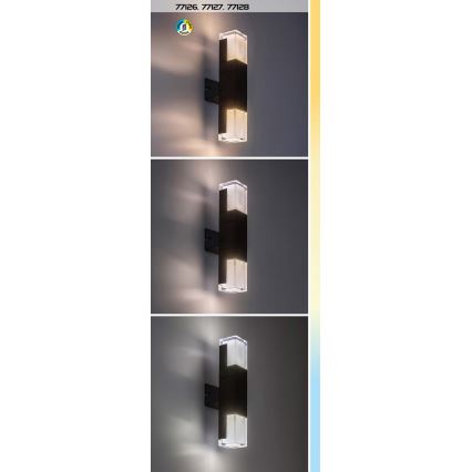 Rabalux - Aplica de perete LED pentru exterior LED/7W/230V 2700/4000/6000K IP54