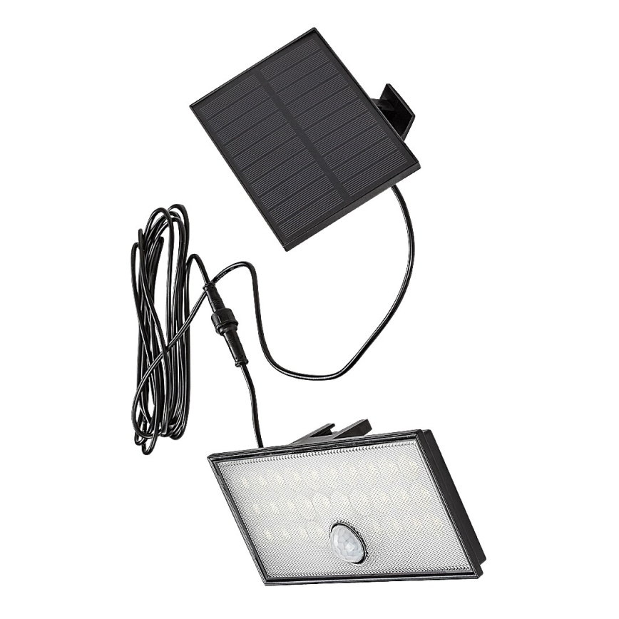 Rabalux - Proiector solar LED cu senzor LED/8W/3,7V 1800mAh IP65 + telecomandă