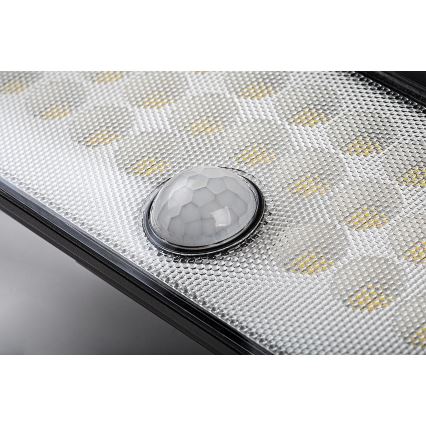 Rabalux - Proiector solar LED cu senzor LED/8W/3,7V 1800mAh IP65 + telecomandă