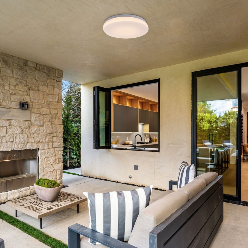 Rabalux - Plafonieră LED pentru baie, 12W, 230V, 3000/4000/6000K, IP44, diam. 24 cm