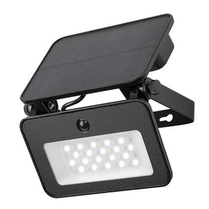 Rabalux - Proiector solar LED cu senzor LED/6W/3,7V 3000/4000/6500K IP65 2200 mAh