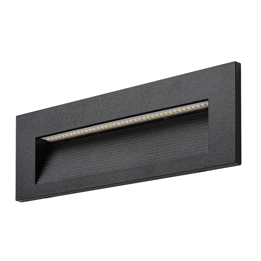 Rabalux - Aplica de perete LED pentru exterior, 6W, 230V, IP65, negru