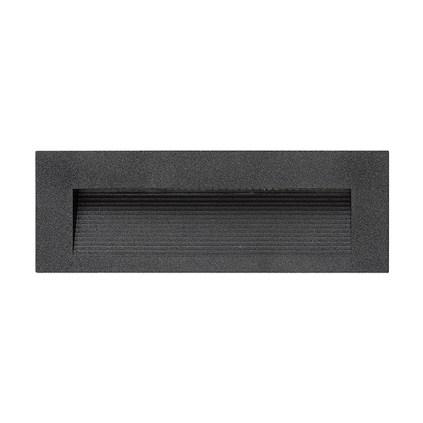 Rabalux - Aplica de perete LED pentru exterior, 6W, 230V, IP65, negru