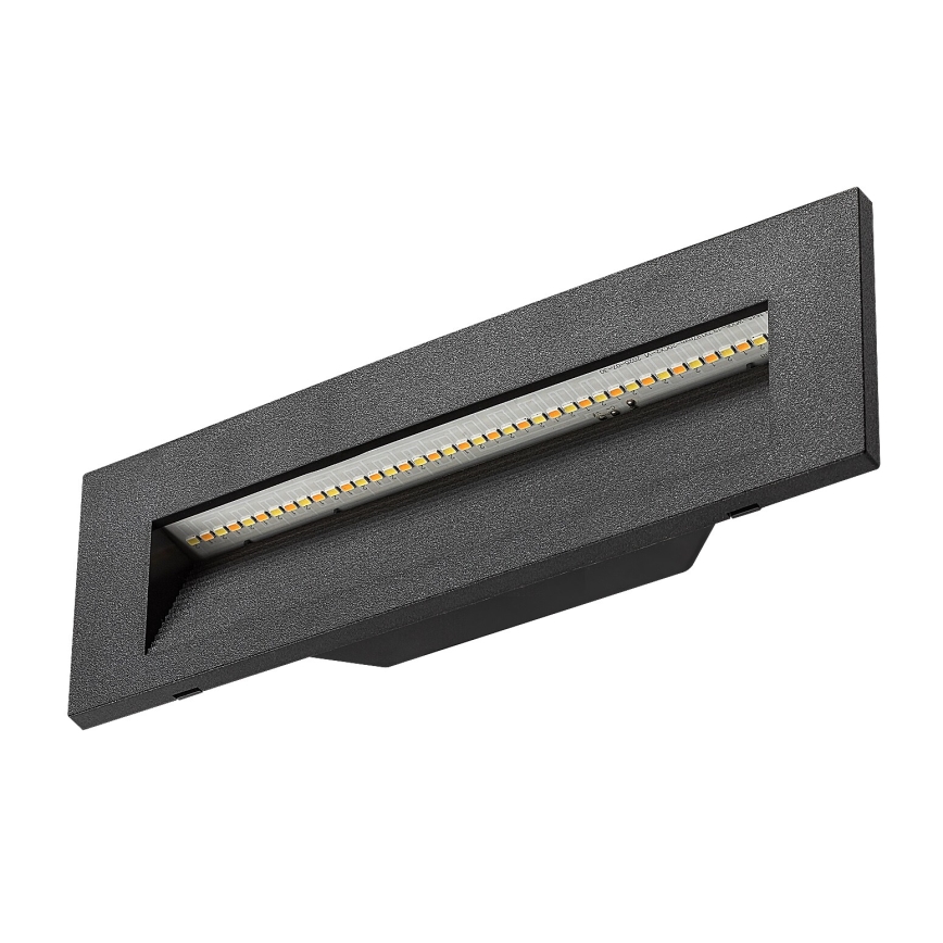 Rabalux - Aplica de perete LED pentru exterior, 6W, 230V, IP65, negru
