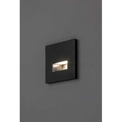 Rabalux - Aplica LED pentru scări LED/1W/230V 3000/4500/6500K neagră
