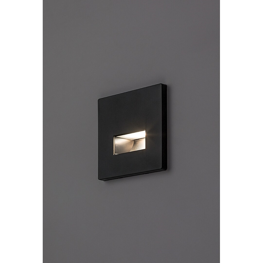 Rabalux - Aplica LED pentru scări LED/1W/230V 3000/4500/6500K neagră