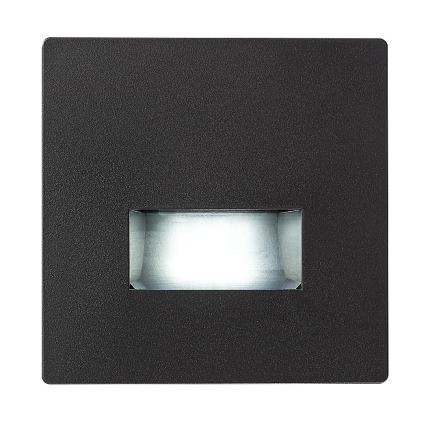 Rabalux - Aplică LED pentru scări LED/1W/230V 3000/4500/6500K neagră