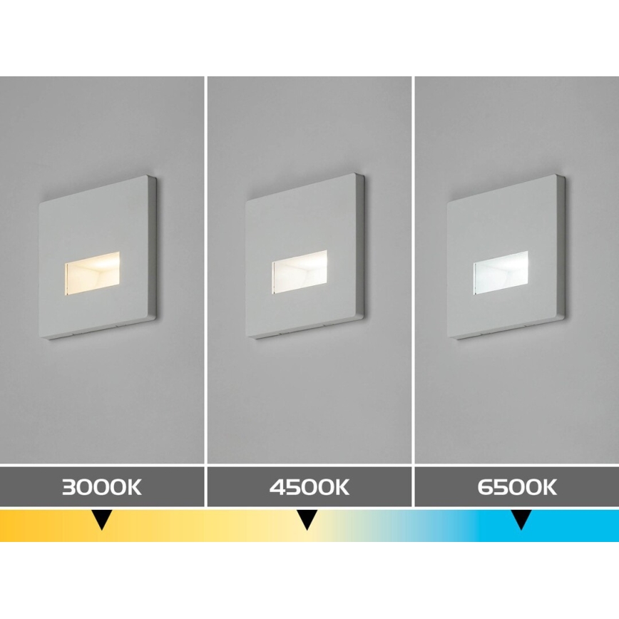Rabalux - Aplică LED pentru scări LED/1W/230V 3000/4500/6500K albă