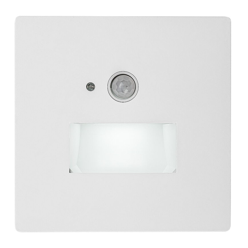 Rabalux - Aplică LED pentru scări cu senzor de mișcare și senzor crepuscular LED/1W/230V 3000/4500/6500K albă