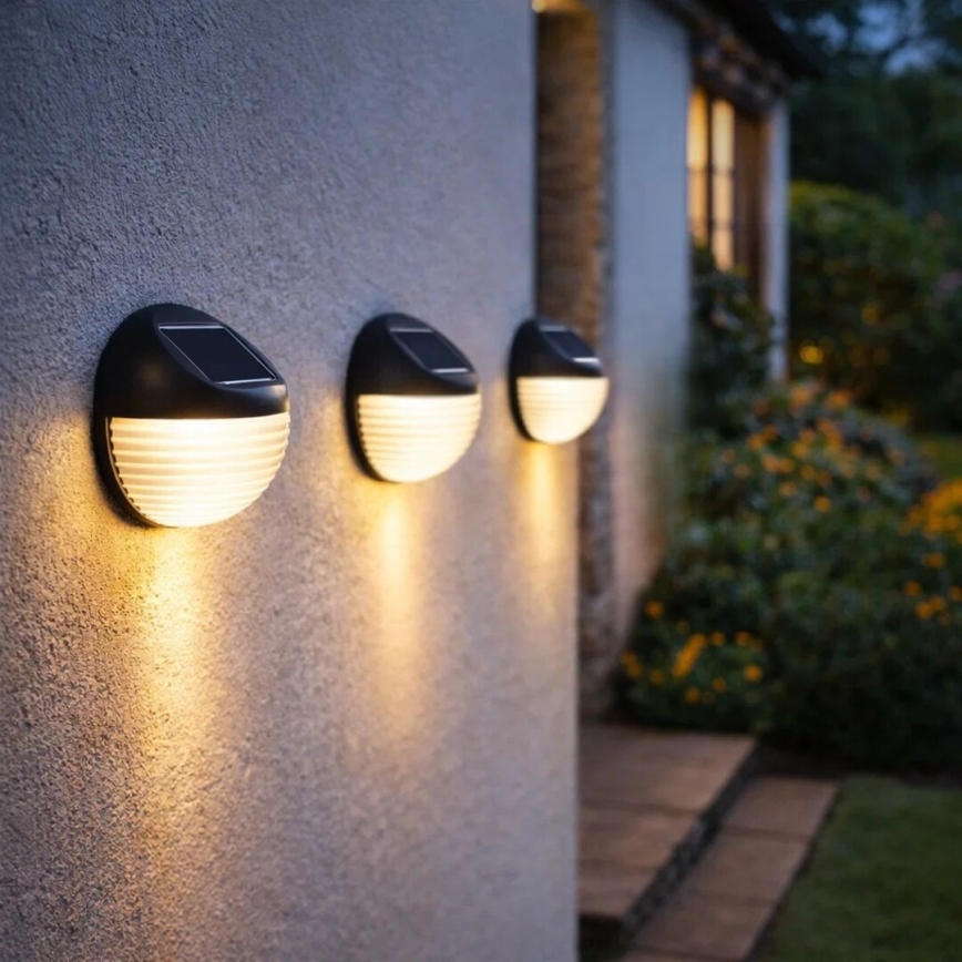 Rabalux - Set 2x lampă de perete solară LED/0,06W/1,2V 300 mAh IP44