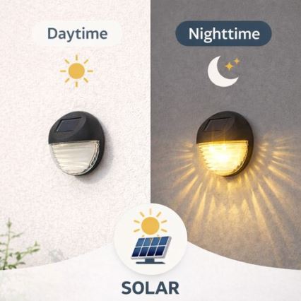 Rabalux - Set 2x lampă de perete solară LED/0,06W/1,2V 300 mAh IP44