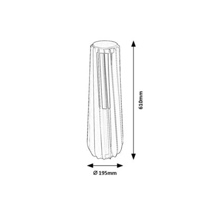 Rabalux - Aplică de perete LED pentru exterior, 12 W, 230 V, IP54