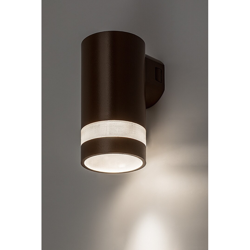 Rabalux - Aplica de perete LED pentru exterior, 9W, 230V, IP65, maro