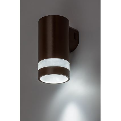 Rabalux - Aplica de perete LED pentru exterior, 9W, 230V, IP65, maro