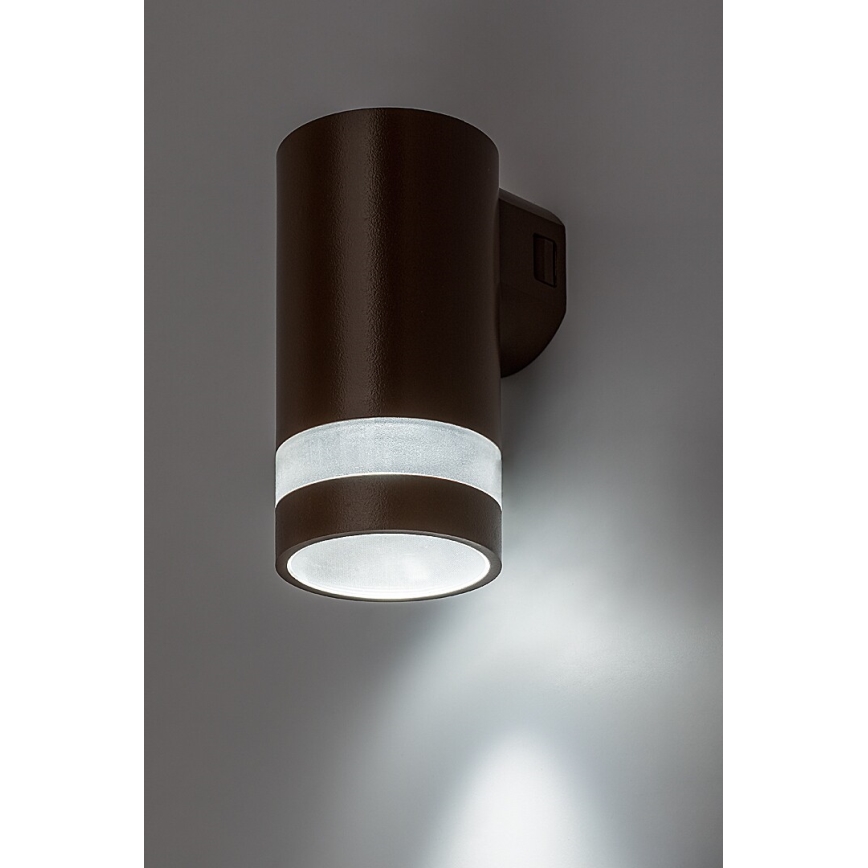 Rabalux - Aplica de perete LED pentru exterior, 9W, 230V, IP65, maro