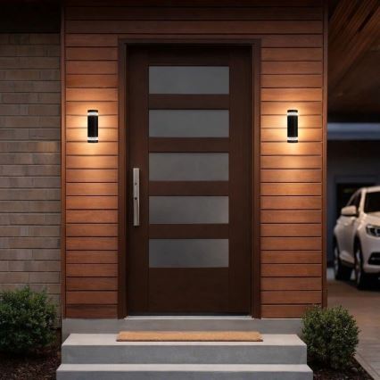 Rabalux - Aplică LED de exterior pentru perete, 16 W, 230 V, IP65, maro