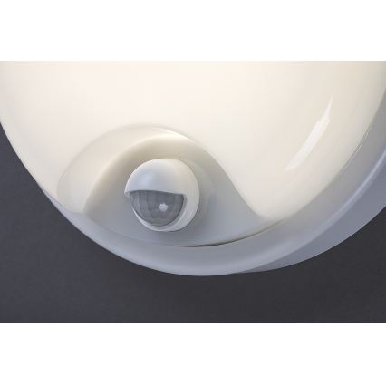 Rabalux - Aplica LED de perete pentru exterior cu senzor, 18W/230V, IP65, albă
