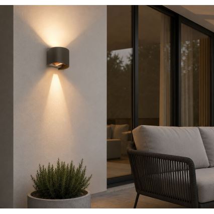 Rabalux - aplică de perete LED pentru exterior LED/5W/230V 2700/4000/6500K IP54 bej