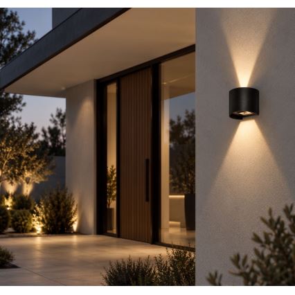 Rabalux - Aplică LED de perete pentru exterior LED/5W/230V 2700/4000/6500K IP54 neagră