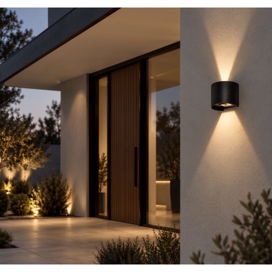 Rabalux - Aplică LED de perete pentru exterior LED/5W/230V 2700/4000/6500K IP54 neagră