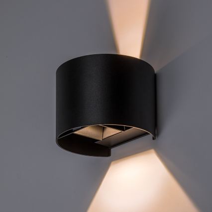 Rabalux - Aplică LED de perete pentru exterior LED/5W/230V 2700/4000/6500K IP54 neagră