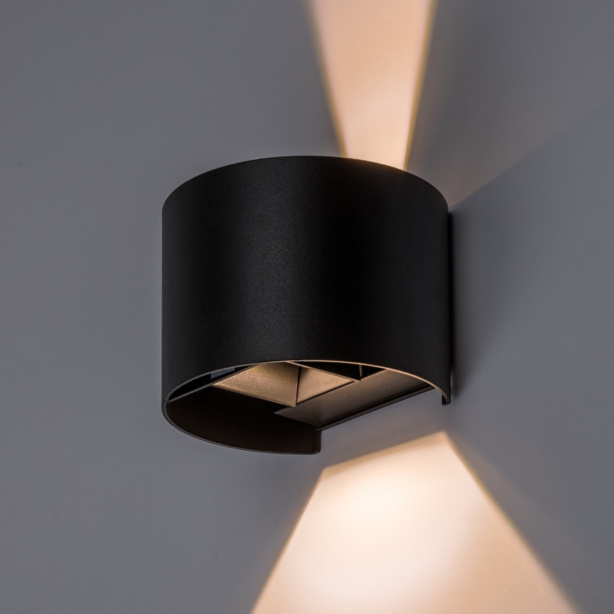 Rabalux - Aplică LED de perete pentru exterior LED/5W/230V 2700/4000/6500K IP54 neagră