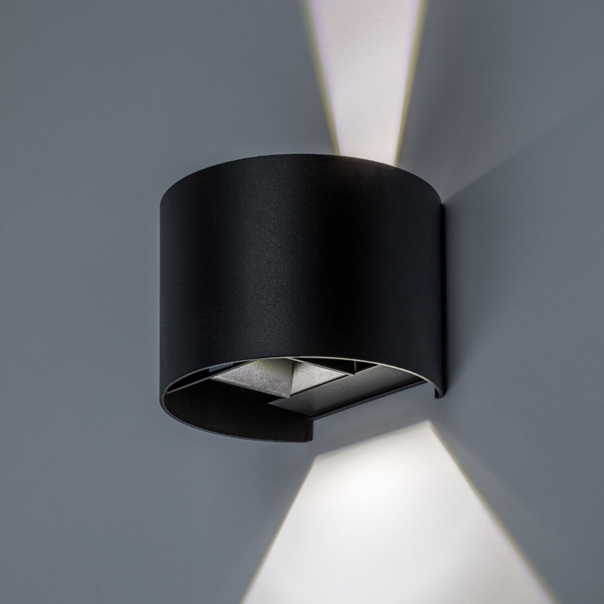Rabalux - Aplică LED de perete pentru exterior LED/5W/230V 2700/4000/6500K IP54 neagră