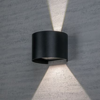Rabalux - Aplică LED de perete pentru exterior LED/5W/230V 2700/4000/6500K IP54 neagră