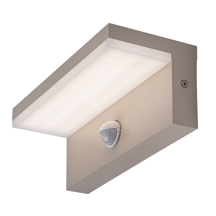 Rabalux - Aplică LED de exterior cu senzor, 9W/230V, IP54, bej