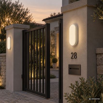 Rabalux - LED Aplică de perete pentru exterior LED/14W/230V IP54 albă