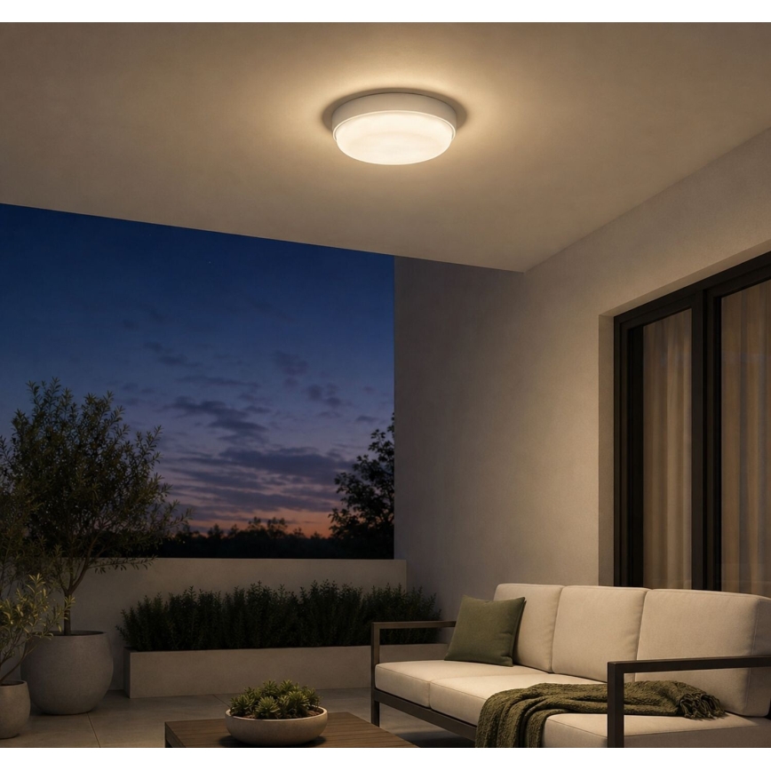 Rabalux - Plafonieră de exterior LED LED/14W/230V IP54 albă