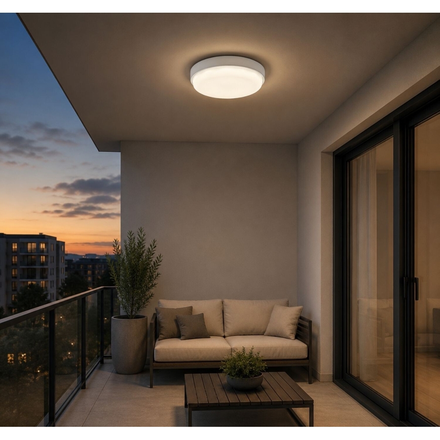 Rabalux - Plafonieră de exterior LED LED/14W/230V IP54 albă