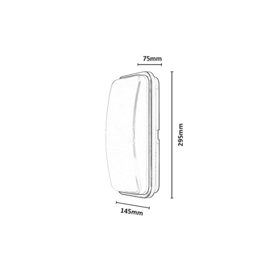 Rabalux - Aplică de perete LED pentru exterior LED/20W/230V 4000K IP65