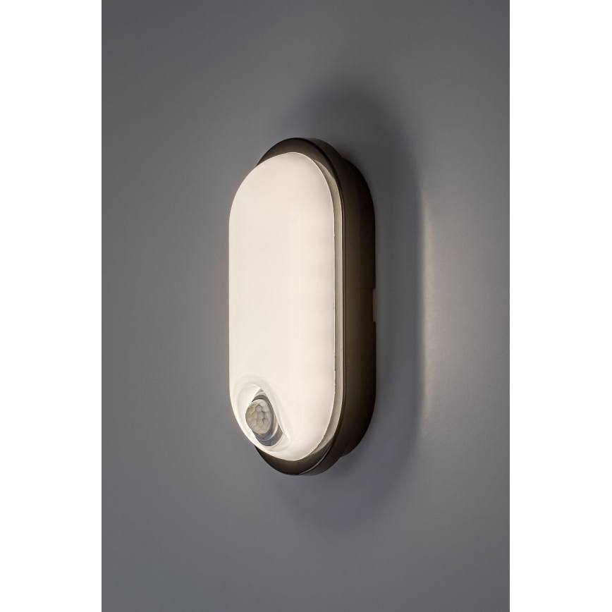 Rabalux - LED plafonieră pentru exterior cu senzor LED/15W/230V IP65 negru