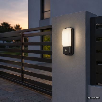Rabalux - Aplică de exterior cu LED și senzor de mișcare LED/20W/230V IP65
