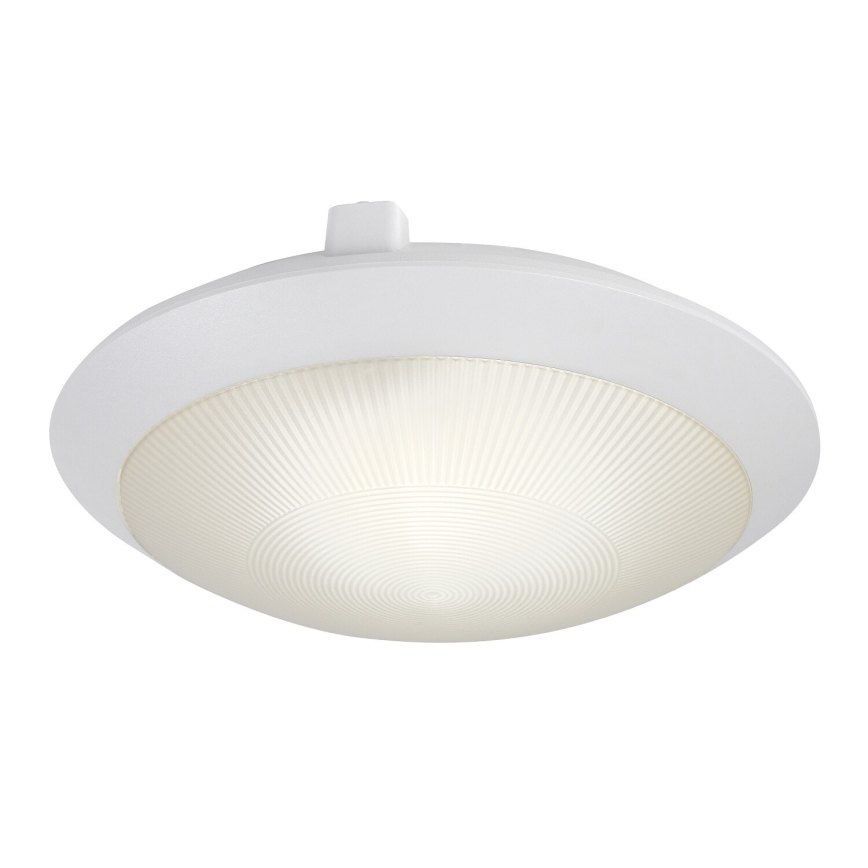 Rabalux - Plafonieră pentru exterior cu senzor de mișcare, 1xE27/9W/230V, IP65, Ø 30 cm, albă