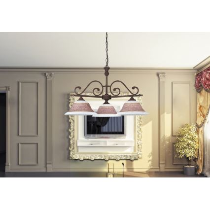 Rabalux 7747 - Lustra pe lant  MAGDALENA 3xE27/60W/230V